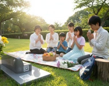 家族のお墓参り